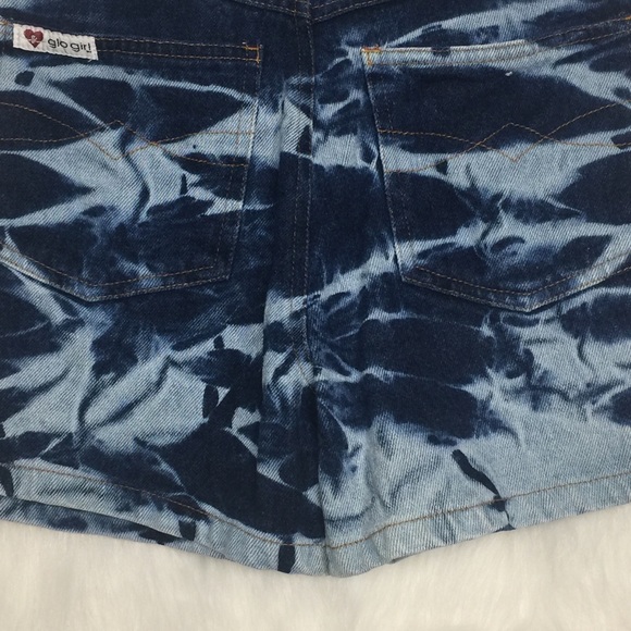 🌺 Glo Girl Denim Blue High-Waisted Shorts 14 - Picture 8 of 15